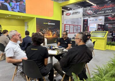 Mansons team welcoming visitors at Automechanika Frankfurt